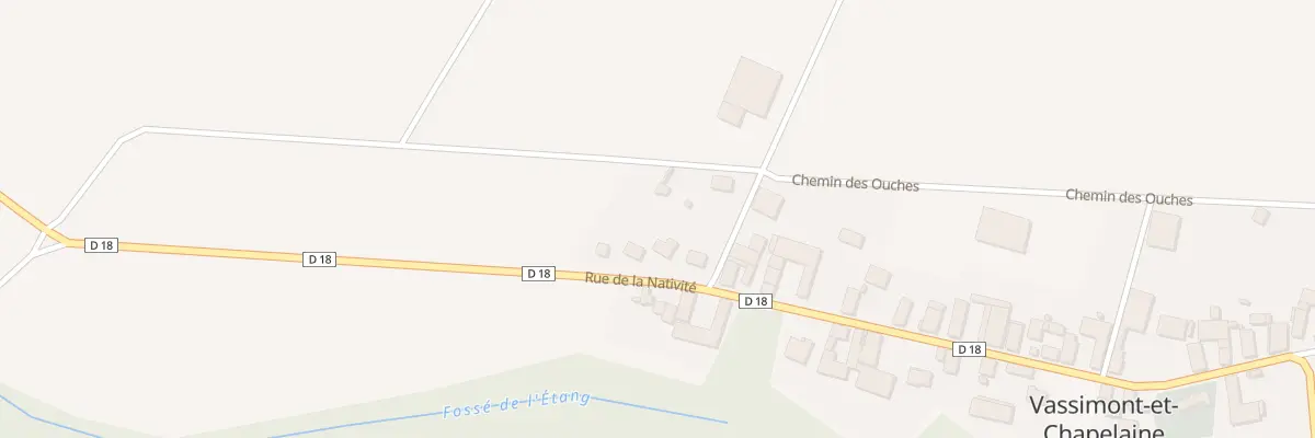 Plan du 35 Rue de la Nativité à Vassimont-et-Chapelaine