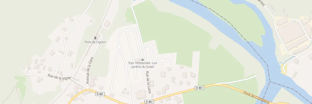 Plan du 9075 Rue de la Loire à Beauzac