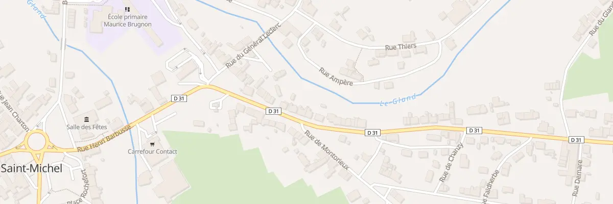 Plan du 31 Rue de la Bovette à Saint-Michel