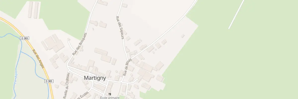 Plan du 10 Rue de Blissy à Martigny