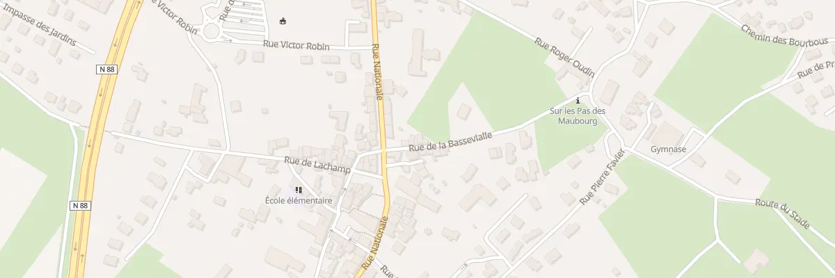 Plan du 38 Rue de la Bassevialle à Saint-Maurice-de-Lignon