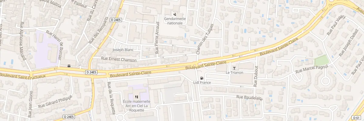 Plan du 249 Rue Ernest Chanson à Lunel