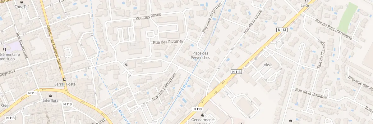 Plan du 292 Rue Edgar Quinet Prolongee à Lunel