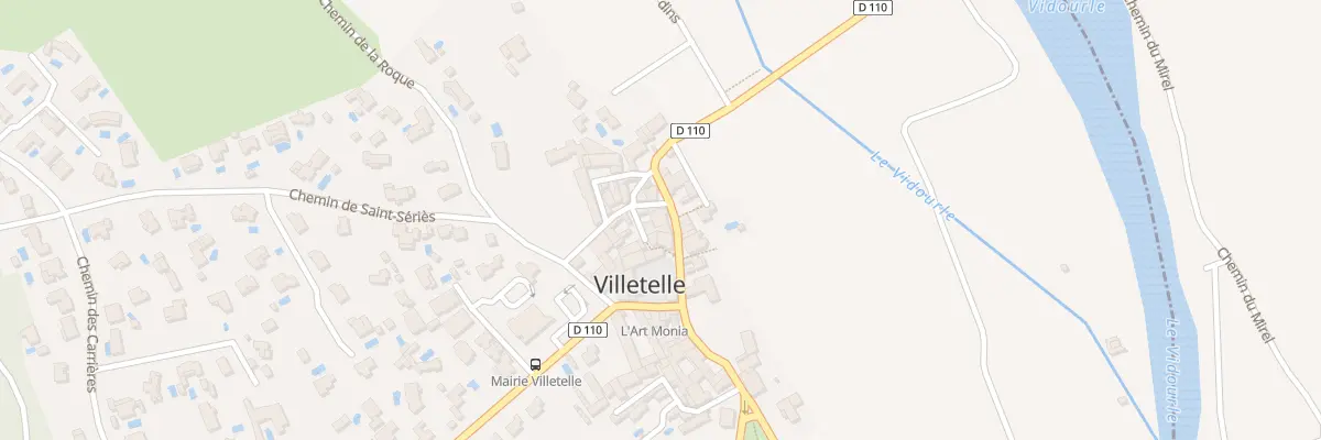 Plan du 21 Av du Vidourle à Villetelle