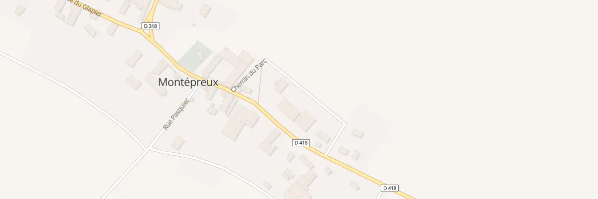 Plan du 5 Rue Clichat à Montépreux