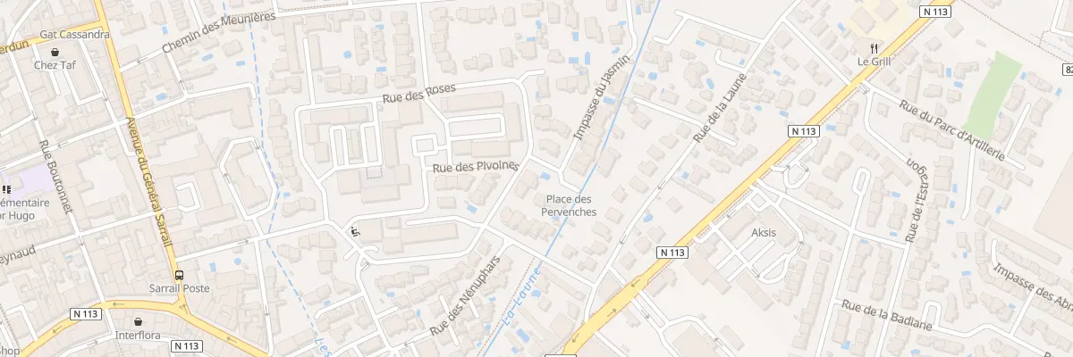 Plan du 416 Rue des Roses à Lunel