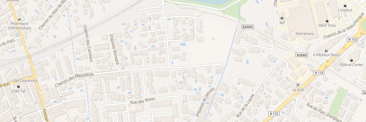 Plan du 377C Che des Meunieres à Lunel
