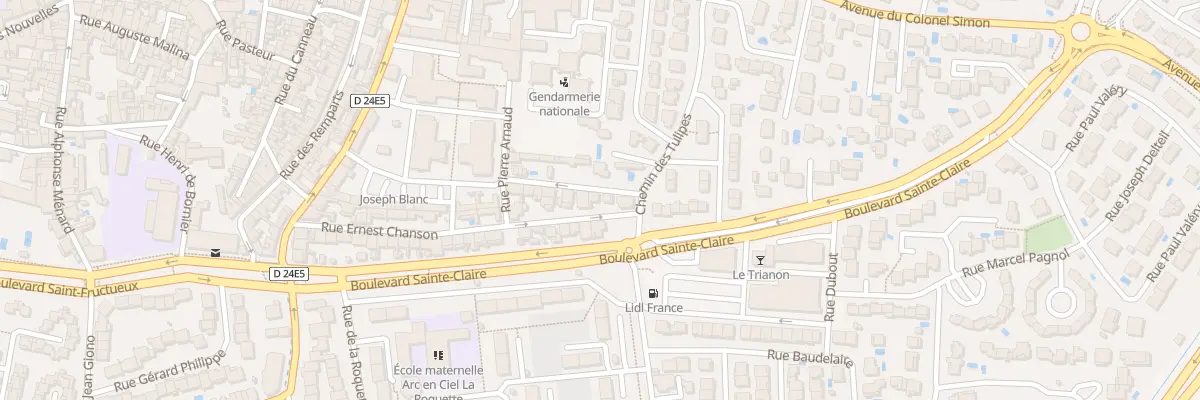 Plan du 272 Rue Ernest Chanson à Lunel