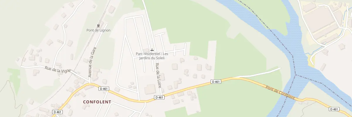 Plan du 9092 Rue de la Loire à Beauzac