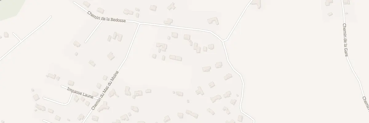 Plan du 1048 Che du Mas du Moine à Méjannes-lès-Alès