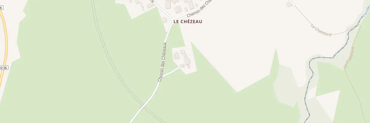 Plan du 5090 Au Chazeau à Pinay