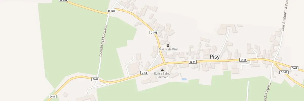 Plan du 2 Pl de la Halle à Pisy