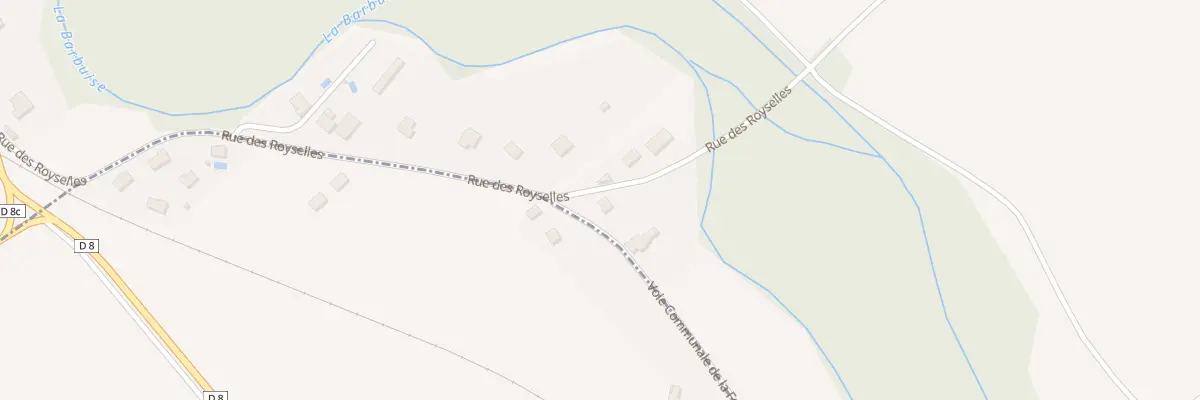 Plan du 1 Vc de la Fontaine à Montsuzain