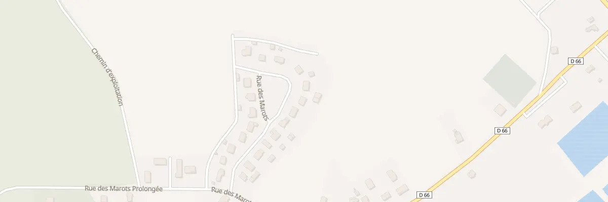 Plan du 20 Rue des Marots à Saint-Thibault