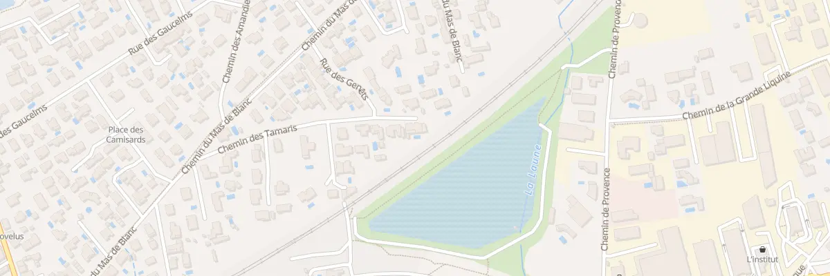 Plan du 265 Che des Tamaris à Lunel