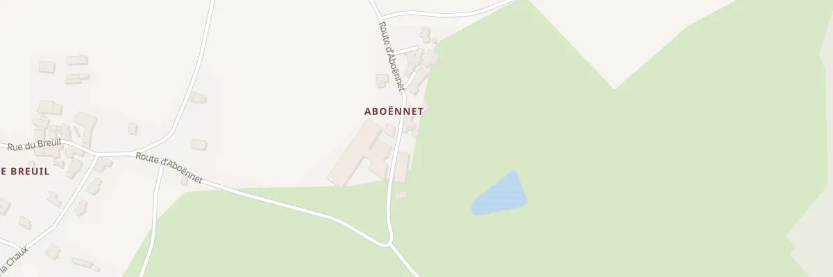 Plan du 468 Rte d’Aboennet à Aboën