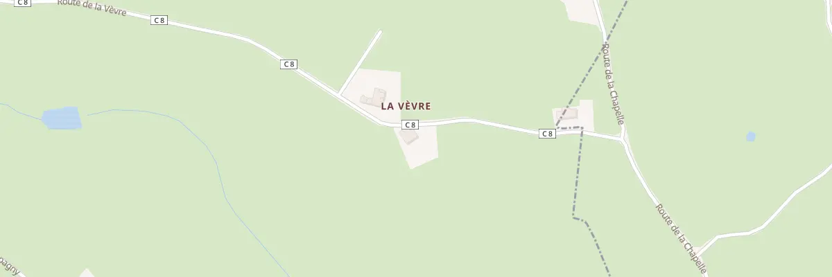 Plan du 1010 Rte de la Vevre à Fleury-la-Montagne