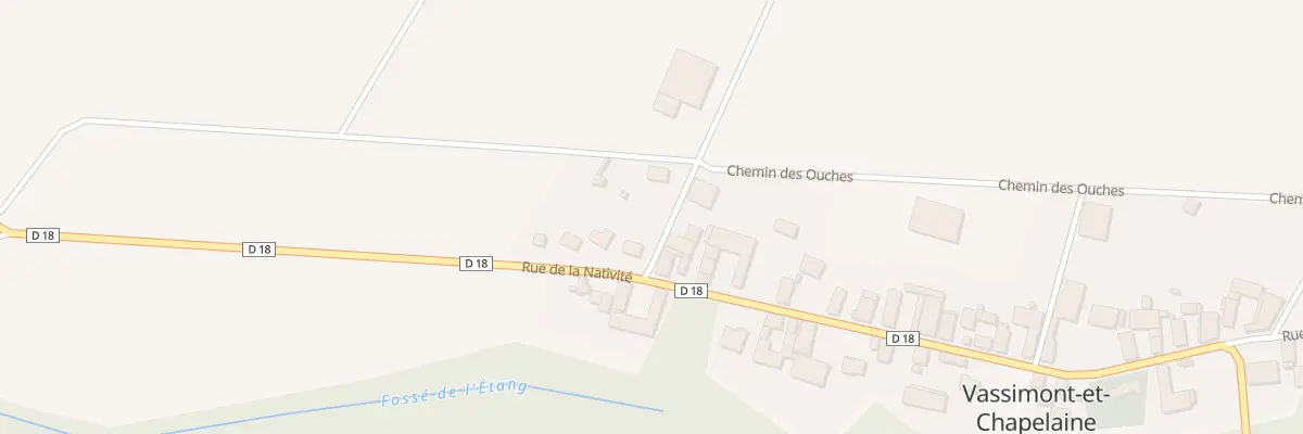 Plan du 31 Rue de la Nativité à Vassimont-et-Chapelaine