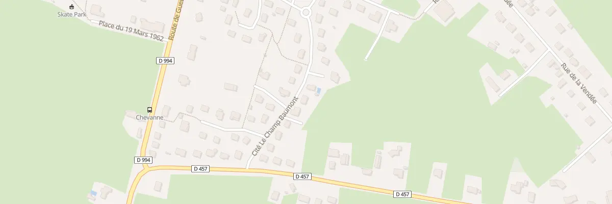 Plan du 33 Cité Le Chp Baumont à Toulon-sur-Arroux