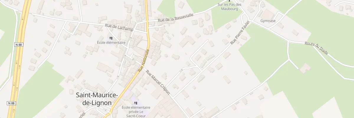 Plan du 86B Rue Marcel Crépon à Saint-Maurice-de-Lignon
