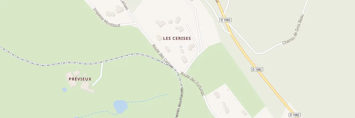 Plan du 25 Imp des Cerises à Vendranges