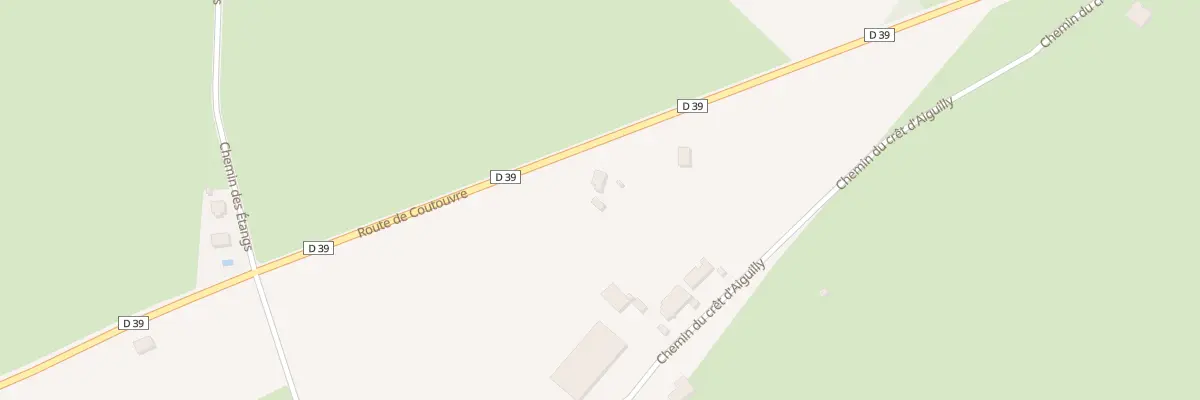 Plan du 1850 Rte de Coutouvre à Vougy