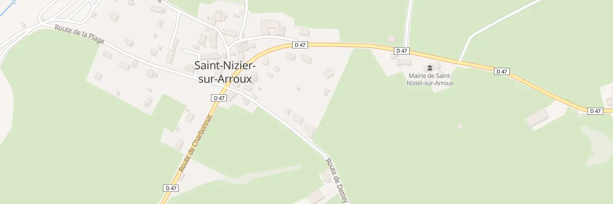 Plan du 5070 Le Petit Patureau à Saint-Nizier-sur-Arroux