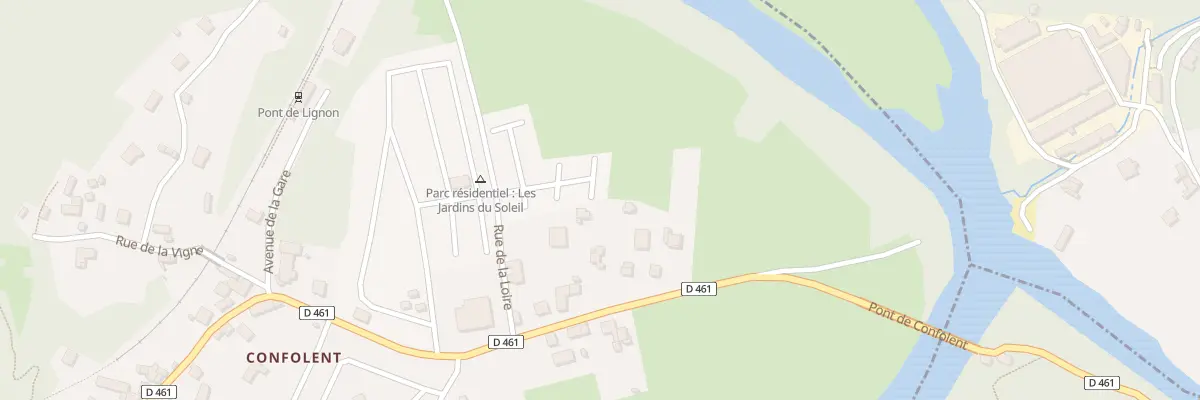 Plan du 9005 Rue de la Loire à Beauzac