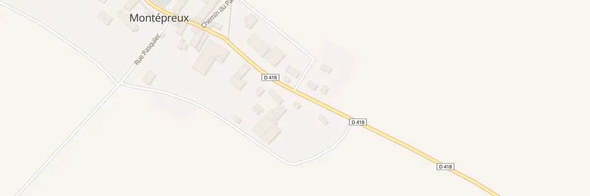 Plan du 10 Rue Clichat à Montépreux
