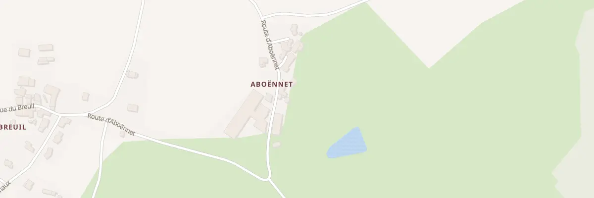 Plan du 496 Rte d’Aboennet à Aboën