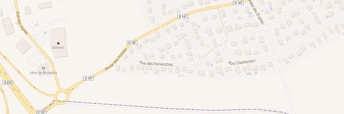 Plan du 12 Rue des Pervenches à Villechétif