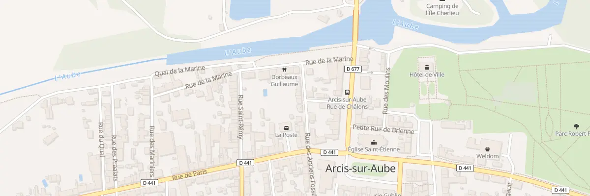 Plan du 14 Rue des Anciens Fossés à Arcis-sur-Aube