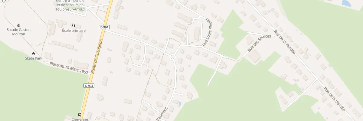 Plan du 21 Cité l’Ouche des Filles à Toulon-sur-Arroux