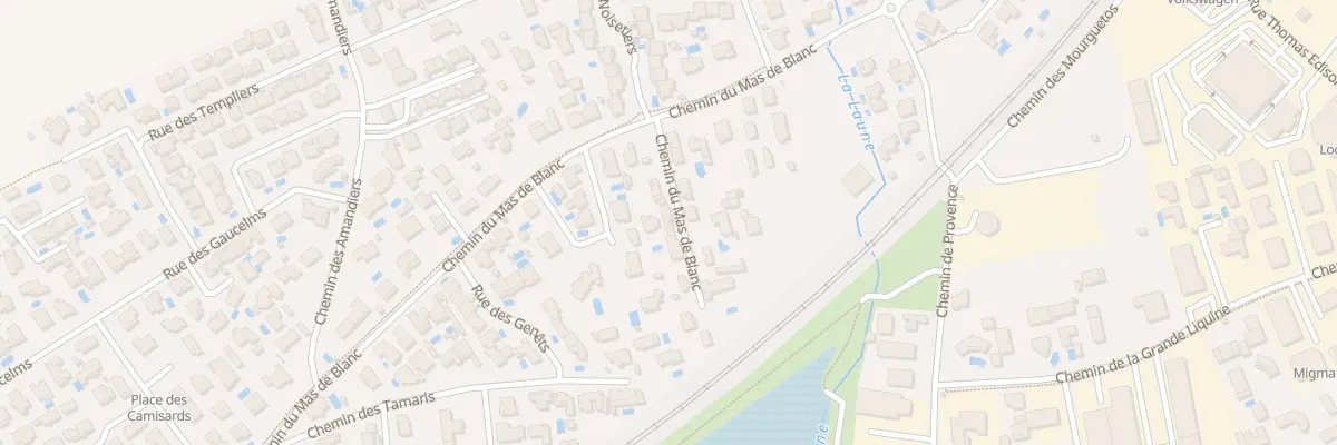 Plan du 699D Che du Mas de Blanc à Lunel