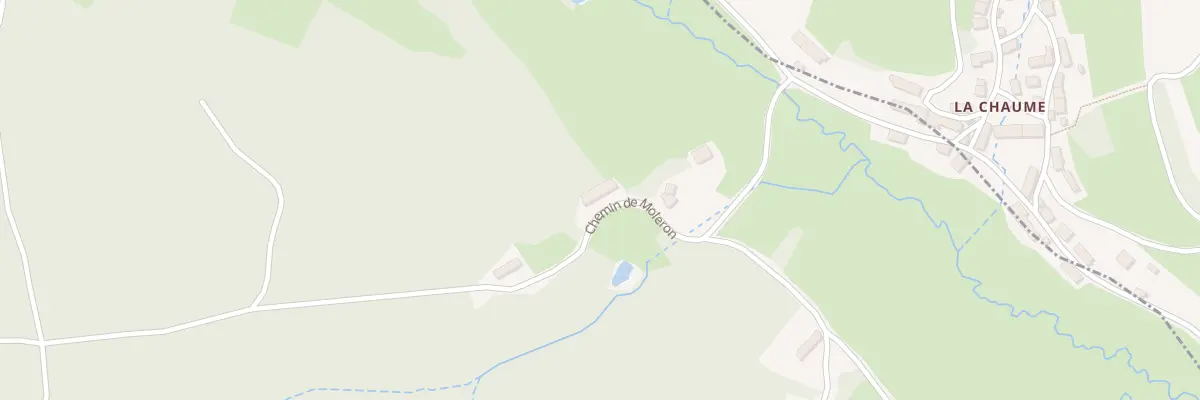 Plan du 8A Che de Moleron à Anost