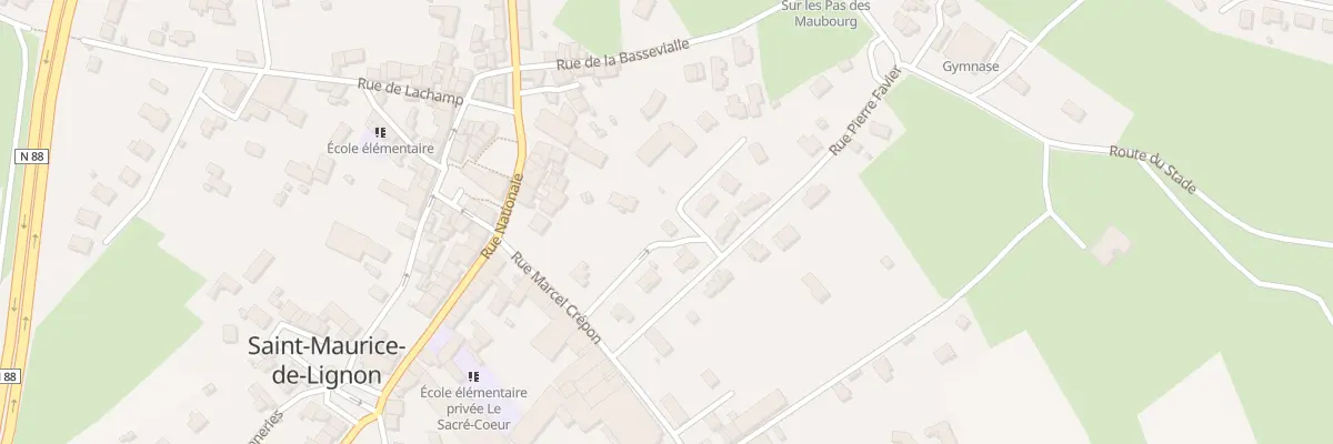 Plan du 86A Rue Marcel Crépon à Saint-Maurice-de-Lignon