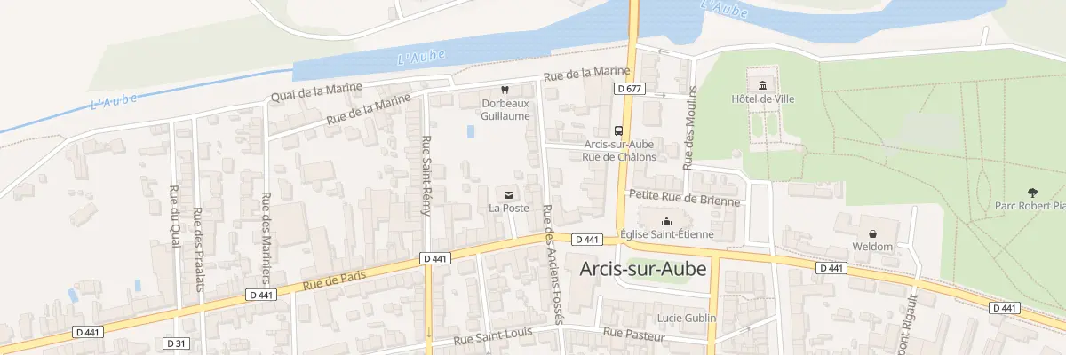 Plan du 22 Rue des Anciens Fossés à Arcis-sur-Aube