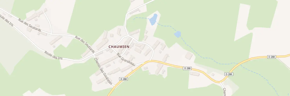 Plan du 167 Chaumien à Moux-en-Morvan
