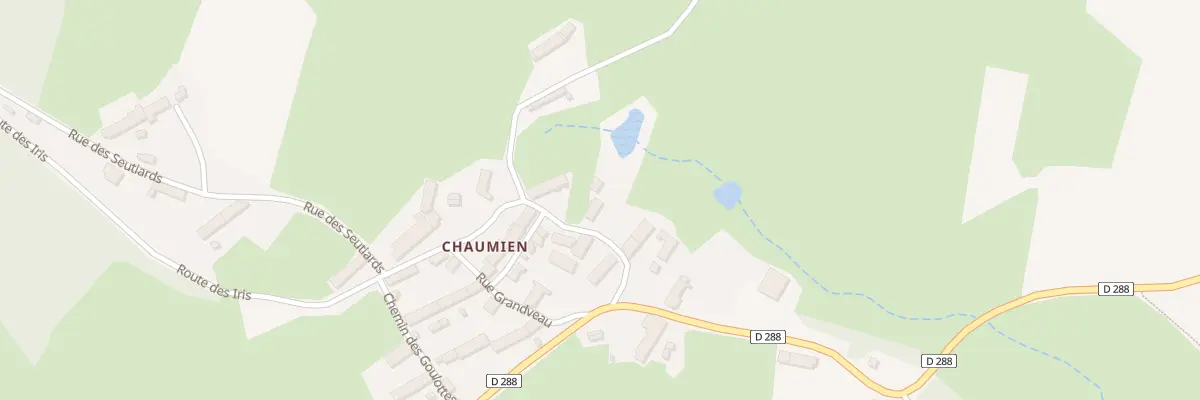 Plan du 168 Chaumien à Moux-en-Morvan