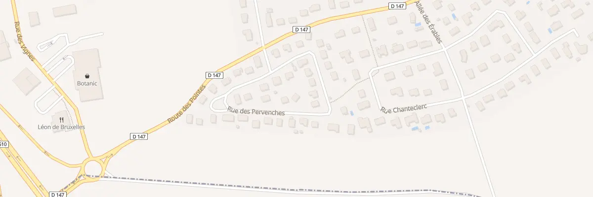 Plan du 14 Rue des Pervenches à Villechétif