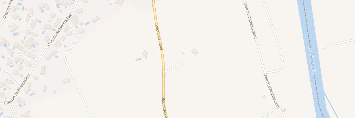 Plan du 621 Rte de Lunel à Villetelle