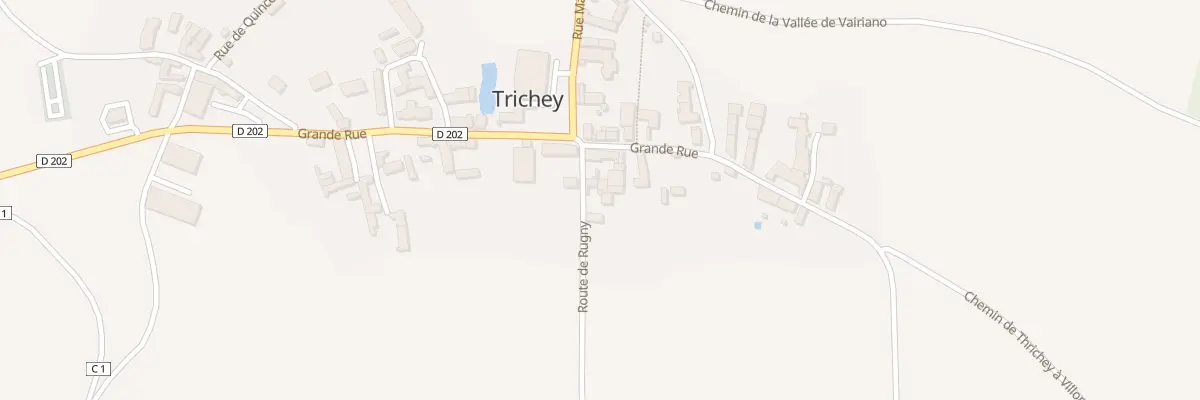 Plan du 3 Rte de Rugny à Trichey