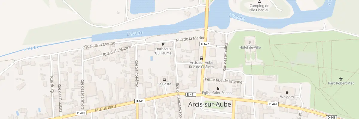 Plan du 5 Rue des Anciens Fossés à Arcis-sur-Aube