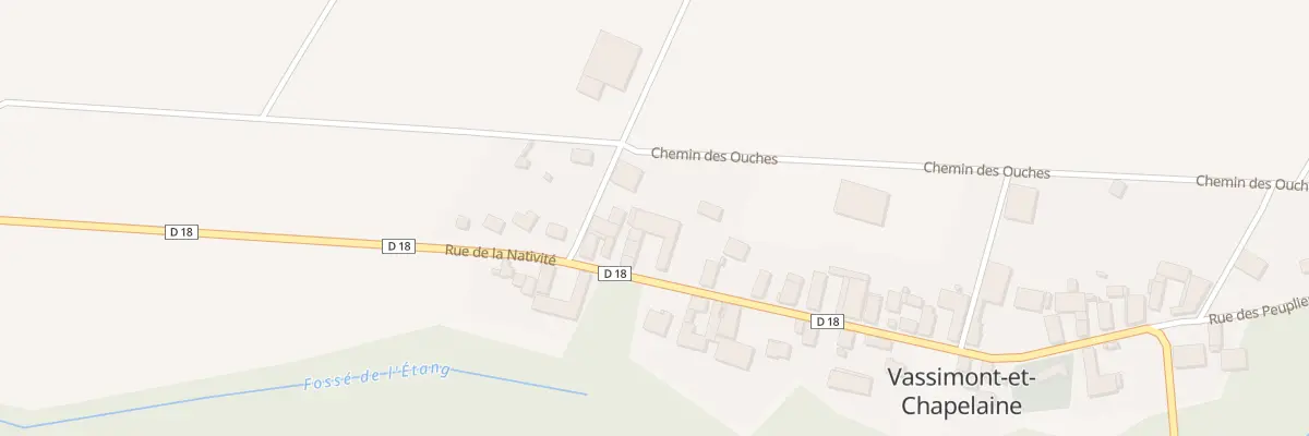 Plan du 27 Rue de la Nativité à Vassimont-et-Chapelaine