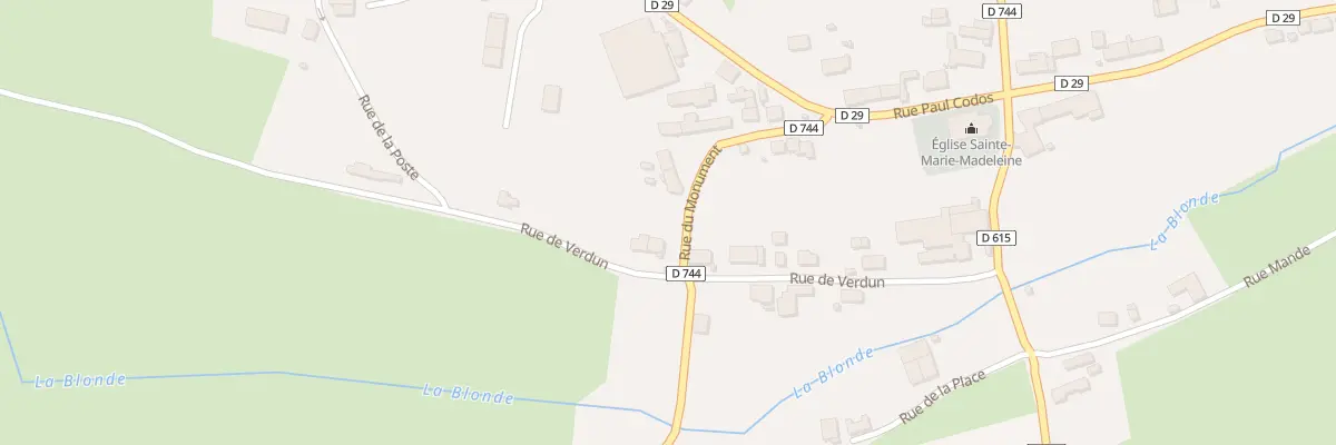Plan du 15 Rue de Verdun à Iviers