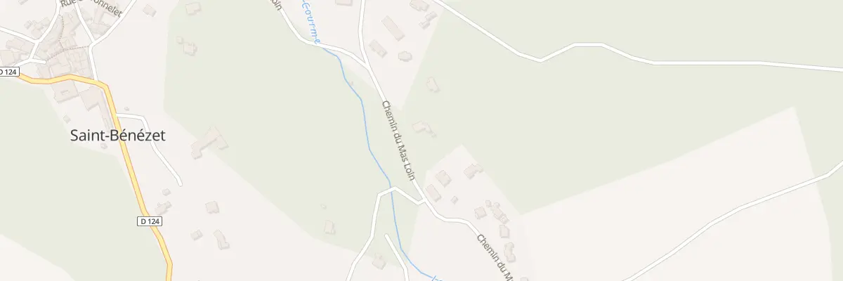 Plan du 5114 Che du Mas Loin à Saint-Bénézet
