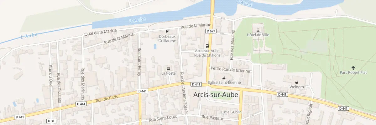 Plan du 9 Rue des Anciens Fossés à Arcis-sur-Aube