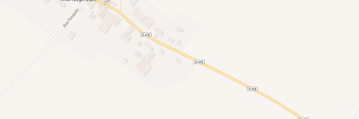 Plan du 12 Rue Clichat à Montépreux