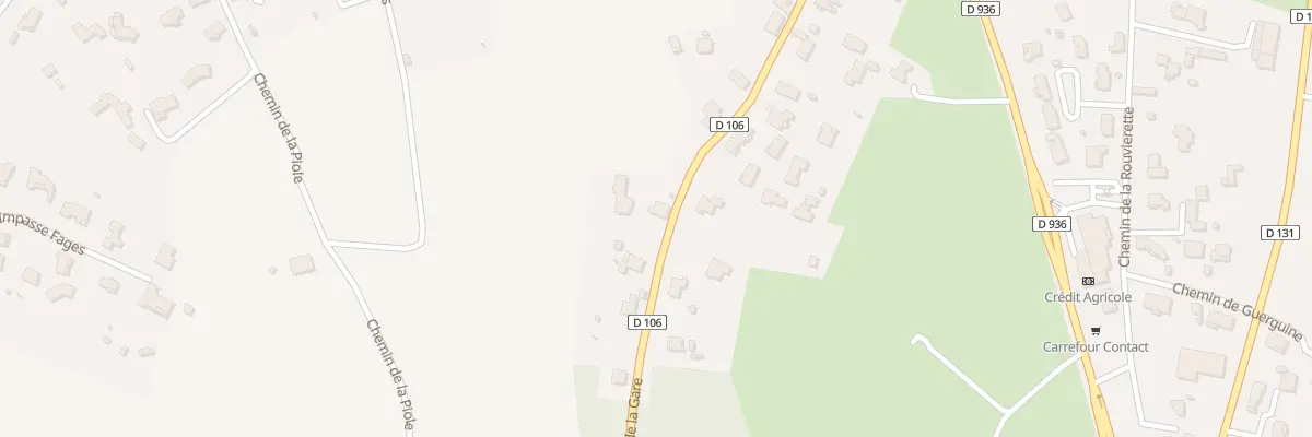Plan du 298 Rte de la Gare à Vézénobres