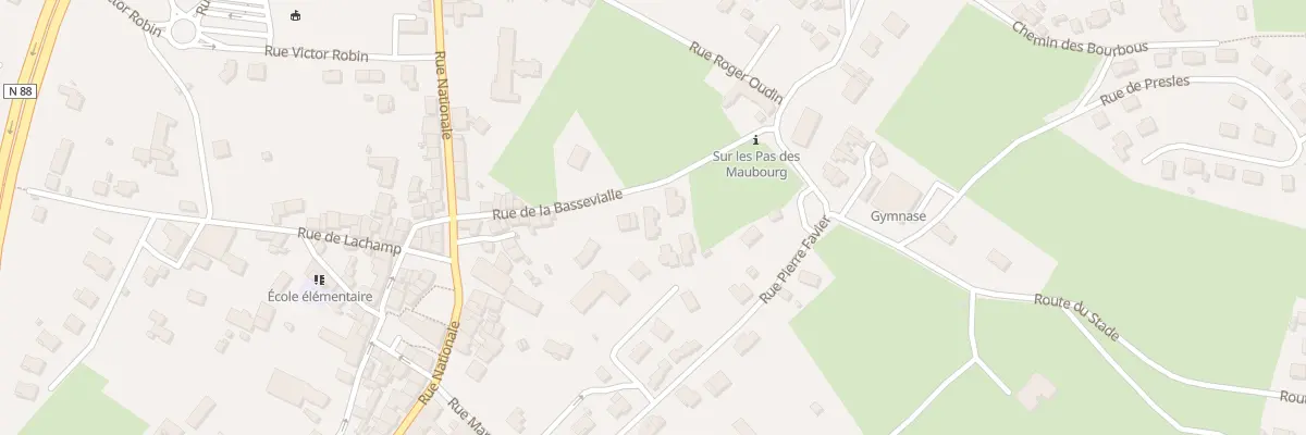 Plan du 153 Rue de la Bassevialle à Saint-Maurice-de-Lignon